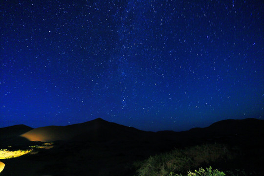 巴丹吉林沙漠 繁星闪烁