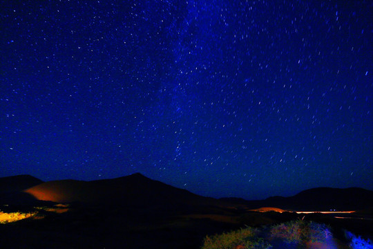 巴丹吉林沙漠 繁星闪烁