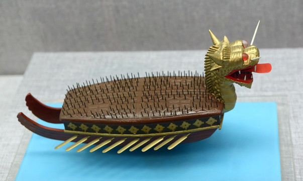 朝鲜金漆龟船模型