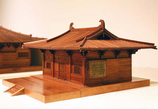 唐朝南禅寺大殿模型