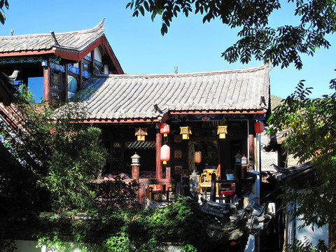 云南丽江 纳西风格建筑