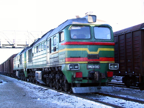 俄罗斯货运列车