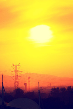 夕阳西下