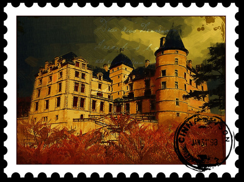 邮票 城堡