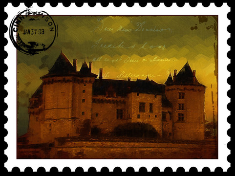 邮票 城堡