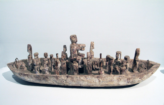渔业丰收巫术祭祀船 非洲雕刻