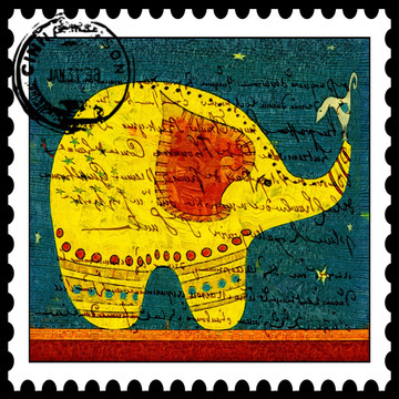 邮票 大象