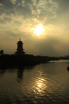 湖景