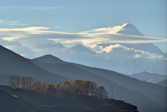 贡嘎雪山