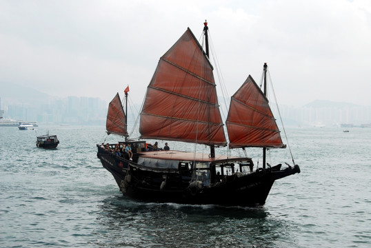 复古帆船