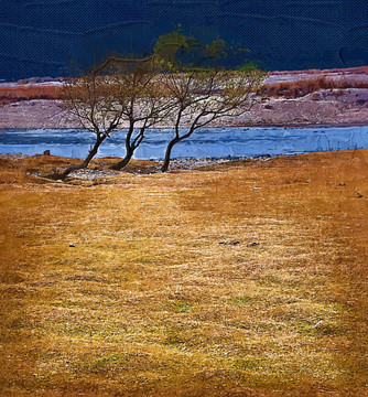 油画 无框画 抽象画 风景油画 风景画