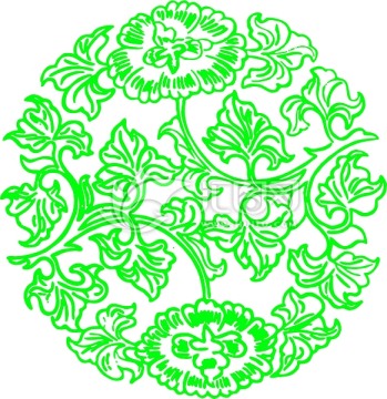 矢量花草 植物图案