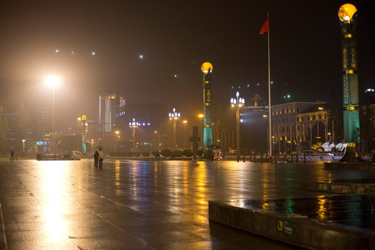 天府广场夜景