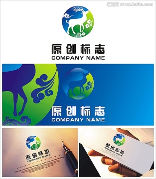 逐鹿中原logo设计