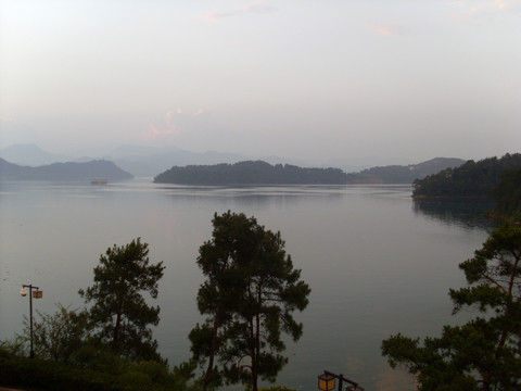 千岛湖暮色