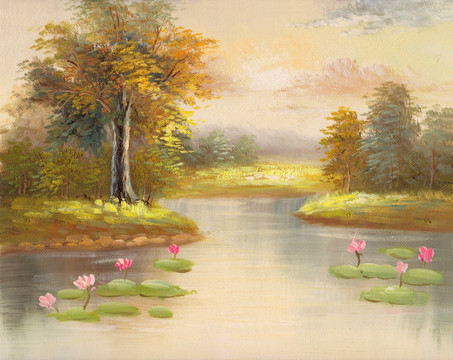 风景 风景油画