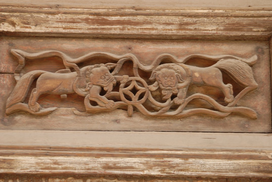 西安 城隍庙 木刻