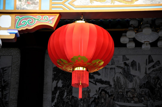 福州凉山西禅寺 灯笼