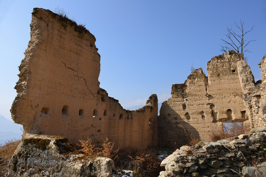 汶川布瓦羌寨土墙遗址