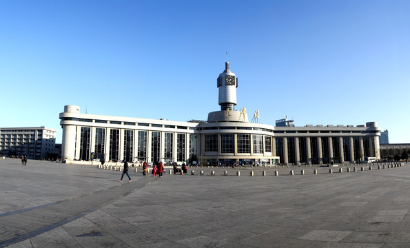 天津站全景 天津城市风光