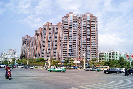 深圳城市道路和建筑景观