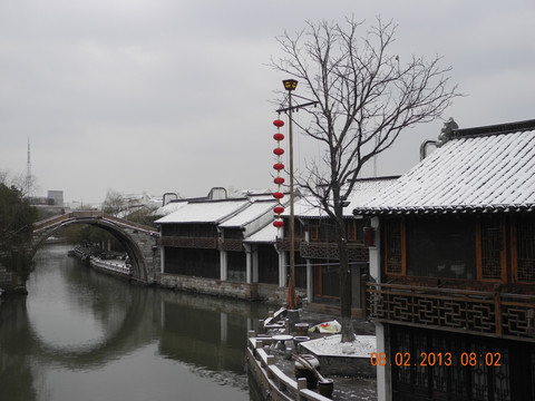 江南雪景