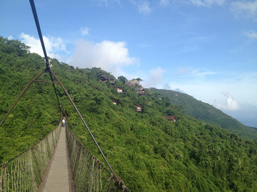 三亚热带天堂森林公园旅游风光