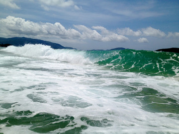 汹涌澎湃 海浪