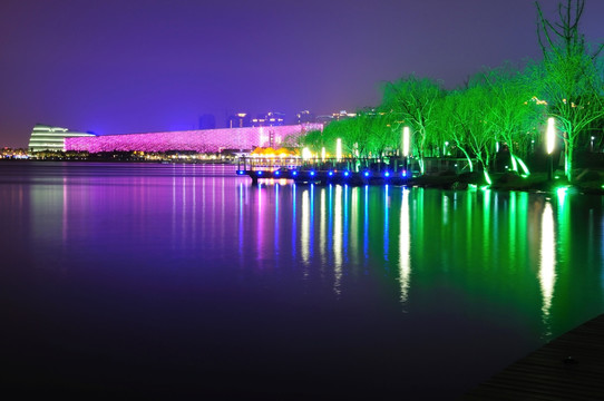 金鸡湖夜色