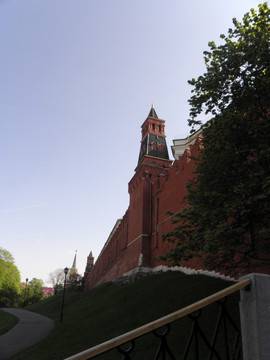 莫斯科克里姆林宫红墙