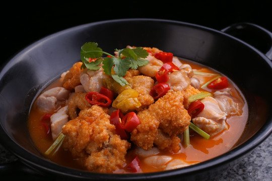 干锅鱼杂