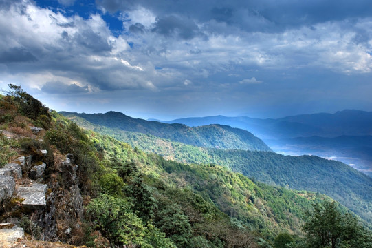 磨盘山景