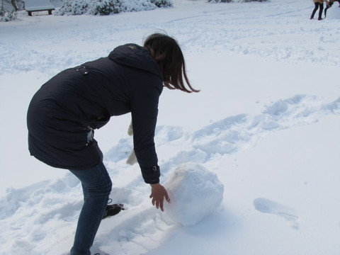 滚雪球的女孩