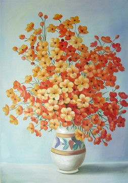 花卉 古典花卉 欧式花卉 花瓶 野花 邹菊