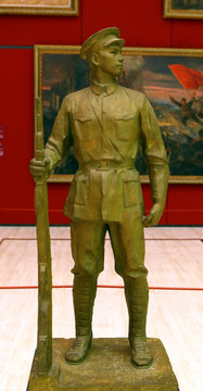 北伐军塑像