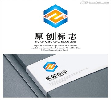 ZL字母组合logo设计