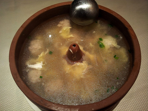 汽锅肉丸汤