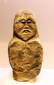 唐朝石雕突厥人像