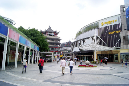 深圳东门商业步行街风光