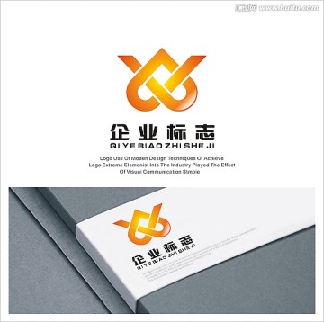 爱心铜钱logo设计