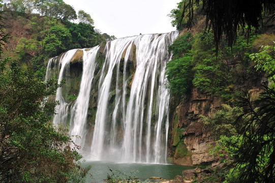 贵州黄果树瀑布 山泉 瀑布