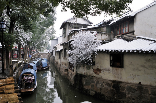 甪直雪景