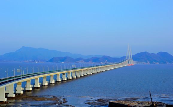 象山港大桥全景（白天）