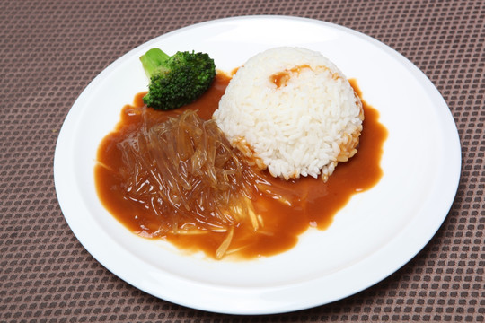 鱼翅扣饭