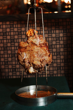 烤肉自助 烤牛心