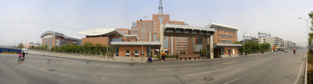 北京电子科技学院180度全景大门