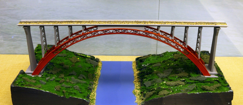 钢管拱桥模型