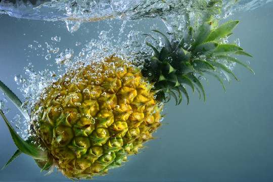 水中水果菠萝