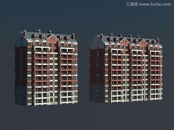 英伦住宅模型