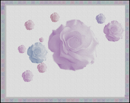室内装饰画玫瑰花